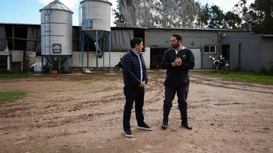 Nardini visitó Suipacha y comenzó a recorrer la provincia luego de anunciar su candidatura