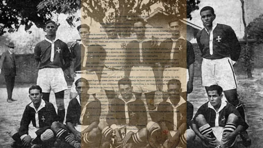 Le exigieron echar a 12 jugadores negros y pobres para dejarlo jugar: la carta de Vasco da Gama que cambió el fútbol - TyC Sports