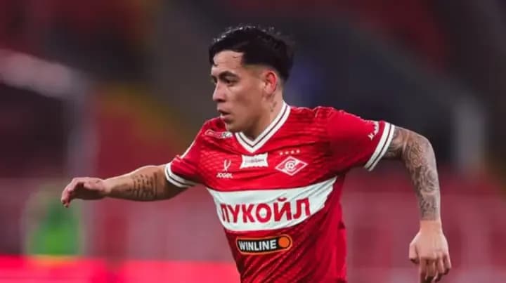 Esequiel Barco fue elegido el mejor jugador de la liga de Rusia