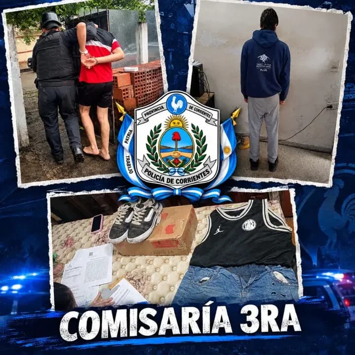 Cayó un hombre con antecedentes por robos tras un allanamiento