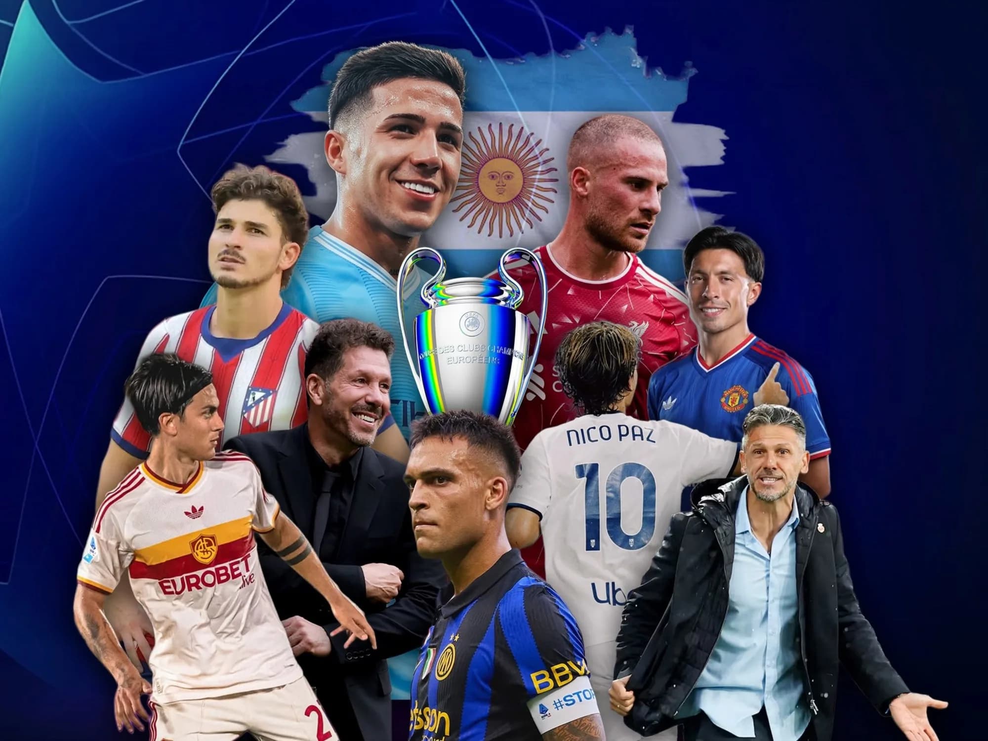 El uno por uno de los argentinos en la segunda fecha de la fase liga de la Champions