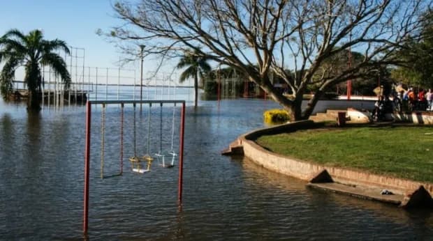 Inundaciones en Corrientes: en "el Paso", hay incertidumbre por el impacto del fenómeno en el turismo