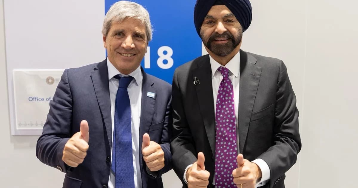 Caputo se reunió con el Banco Mundial: negocia US$ 10.000 millones para financiar inversiones privadas