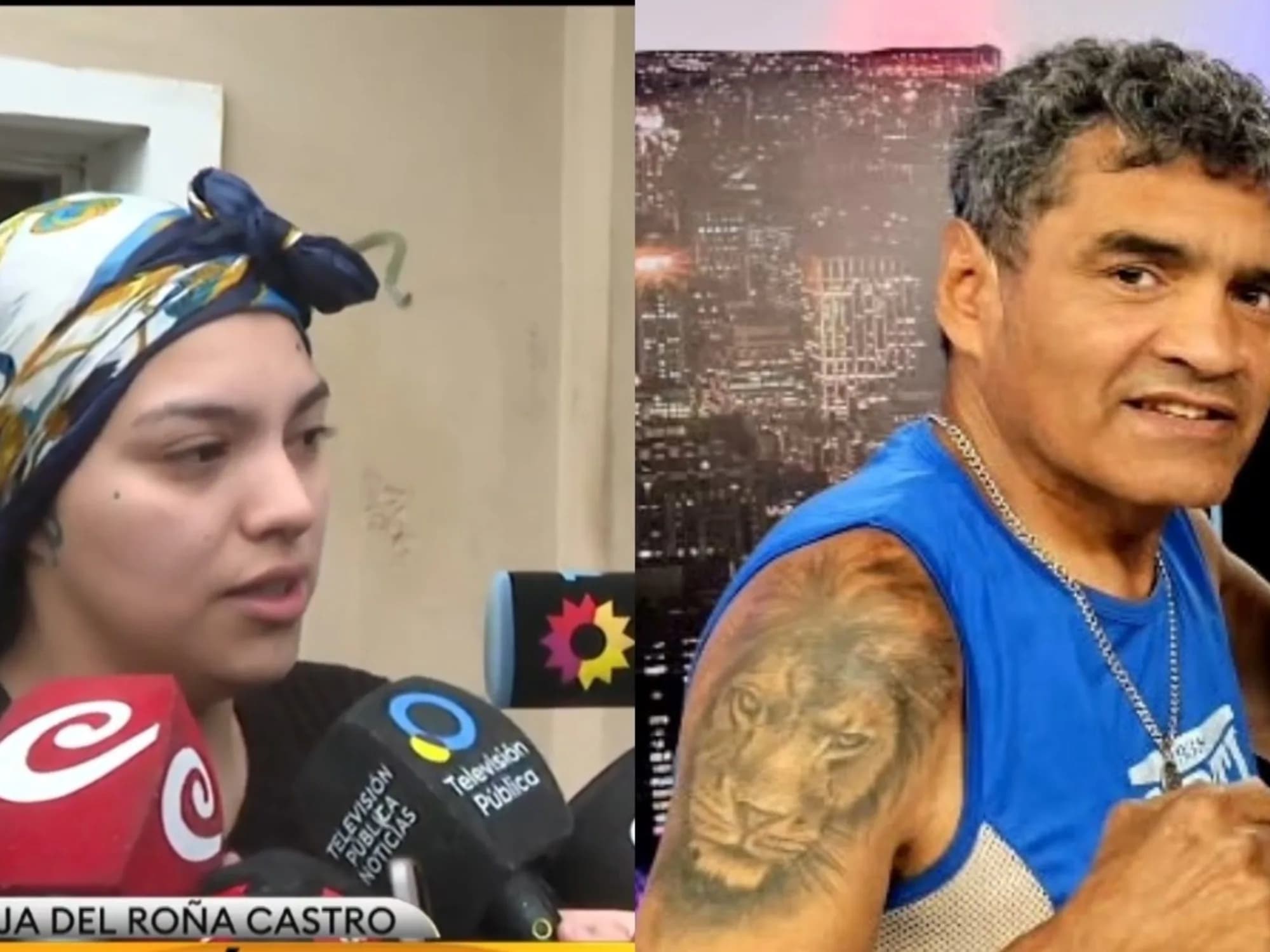 Quimey, una de las hijas del Roña Castro: "Se fue al baño y al regresar me dijo 'me duele un poco el pecho'"