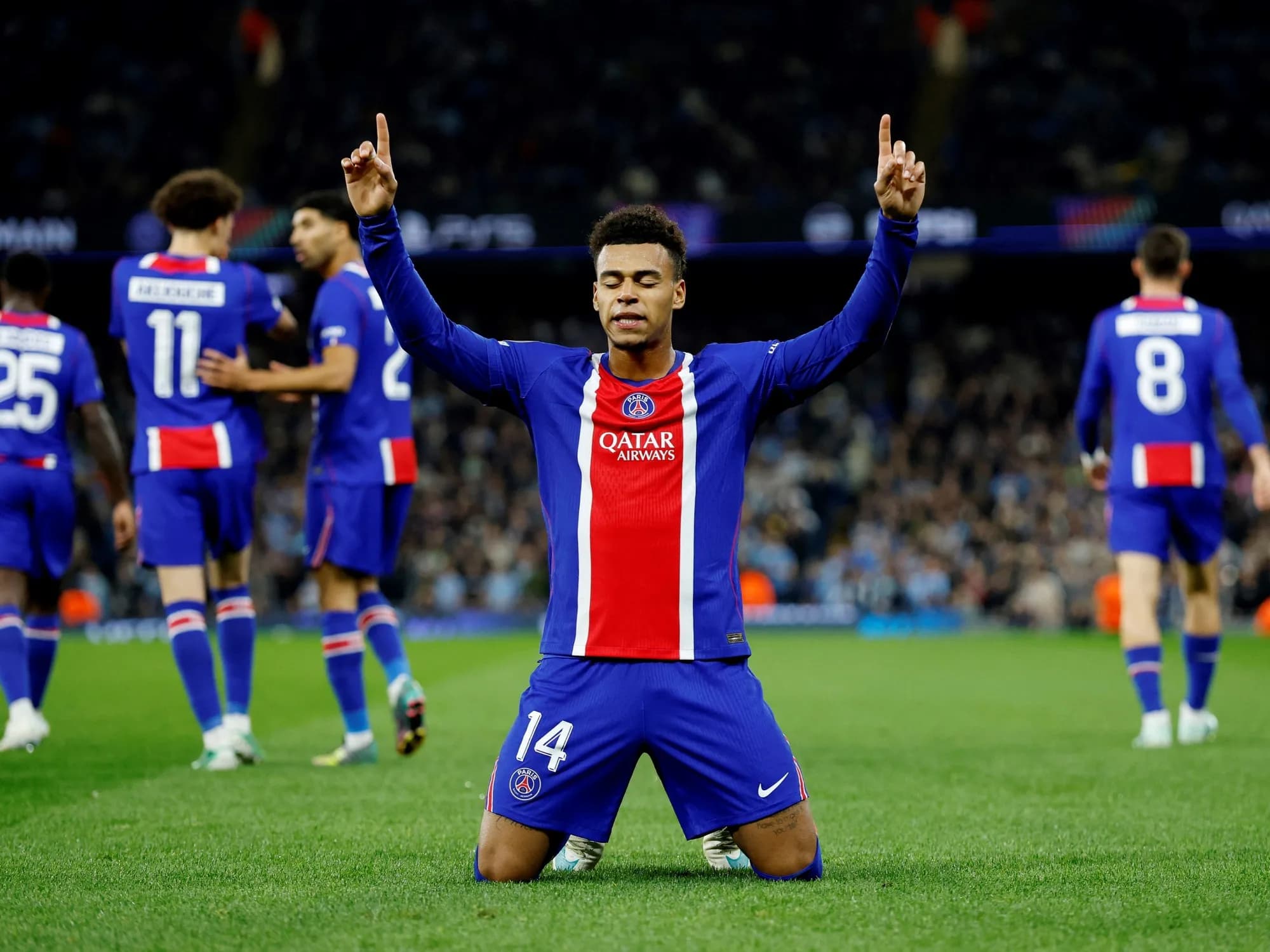 Manchester City vs. PSG, por la Champions League, hoy EN VIVO: con dos golazos, la visita le gana al equipo de Enzo Fernández