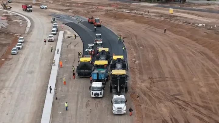 El Autódromo Gálvez superó el 60 por ciento de sus obras