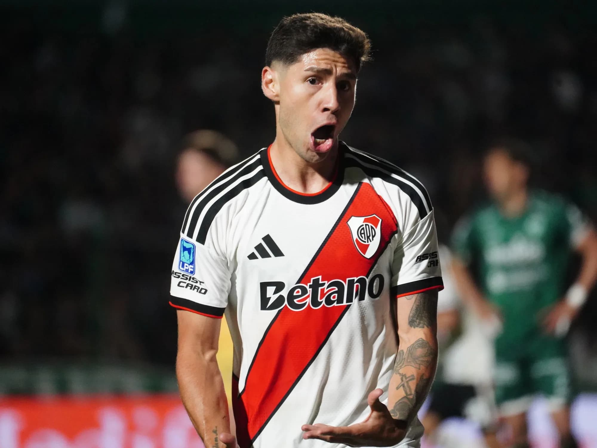 El llamativo gesto de Montiel en el empate de River