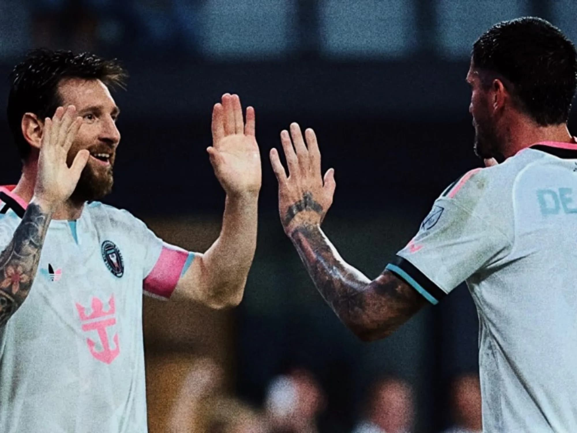 Video: la asistencia de Messi para De Paul en Inter Miami vs New York City