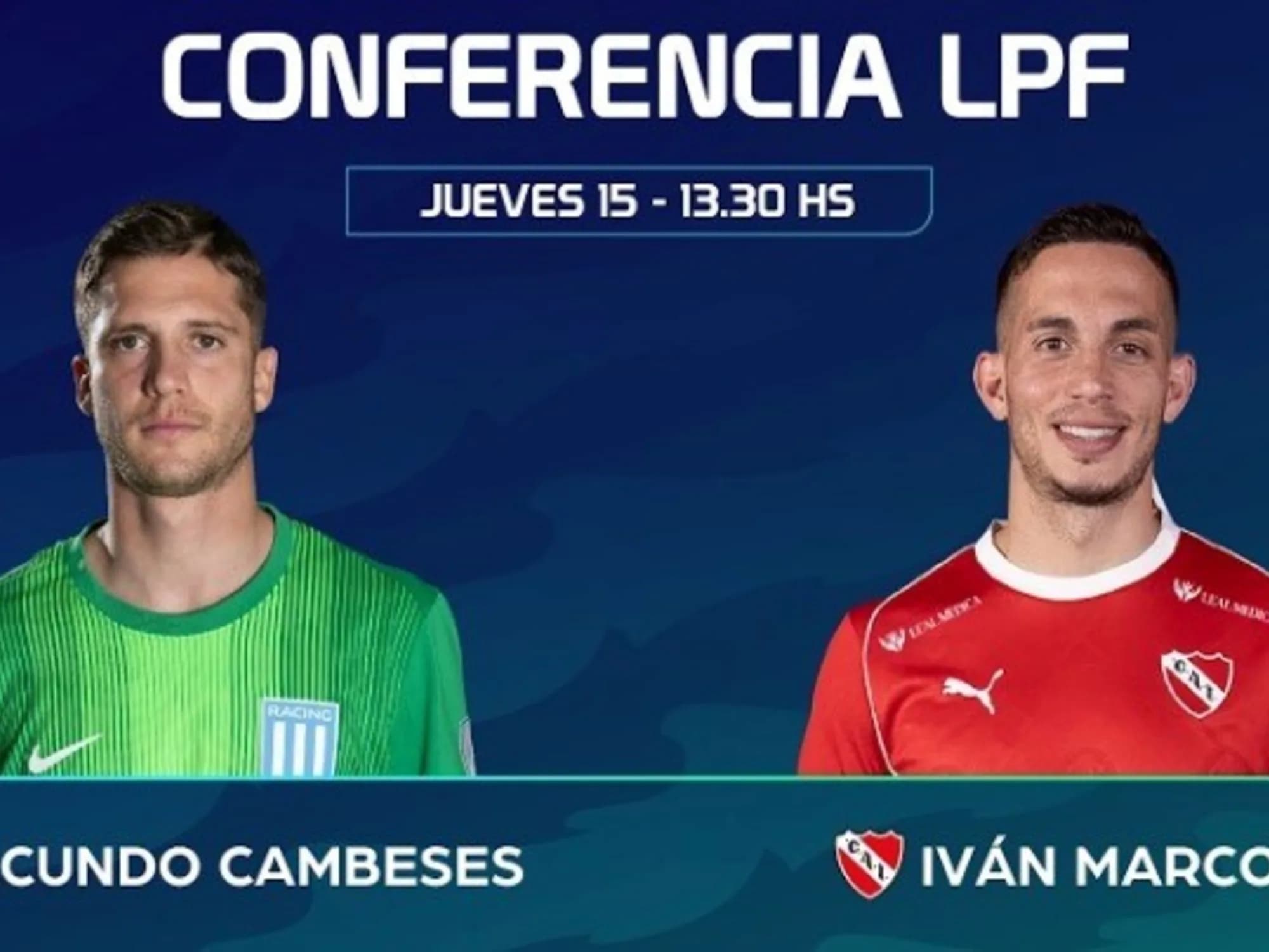 Portada de video: Racing vs. Independiente, EN VIVO: Cambeses y Marcone hablan antes del Clásico de Avellaneda