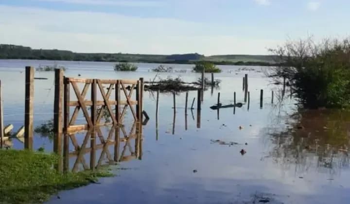 El río Uruguay bajó en Santo Tomé, pero Alvear sigue en alerta