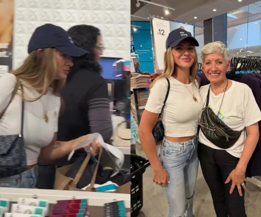 Le pidió una foto a la China Suárez y luego la criticó por comprar en una tienda low cost