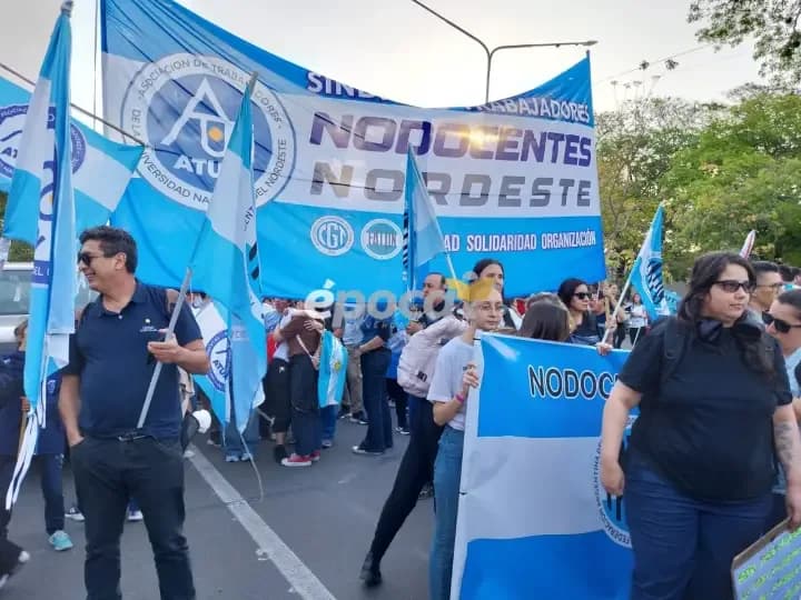 Quinta Marcha Federal: contundente reclamo en Corrientes por el presupuesto universitario
