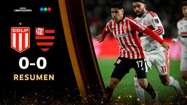 Copa Libertadores: Estudiantes fue superior, pero no pudo quebrar a Flamengo