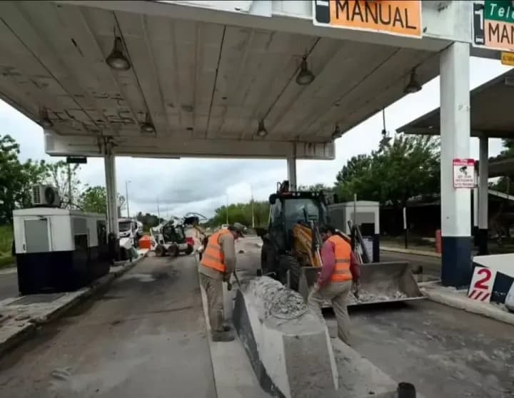 Comenzaron las obras en el peaje Chaco-Corrientes