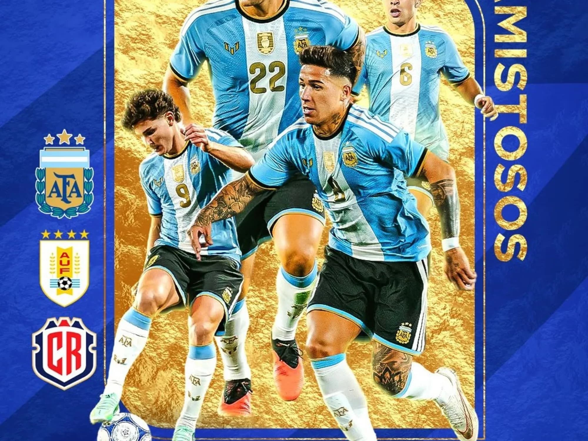 Rivales confirmados: la Selección Argentina enfrentará a Uruguay y Costa Rica
