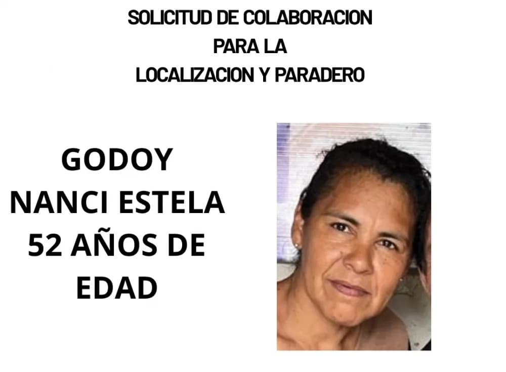 Intensifican la búsqueda de una mujer de 52 años desaparecida