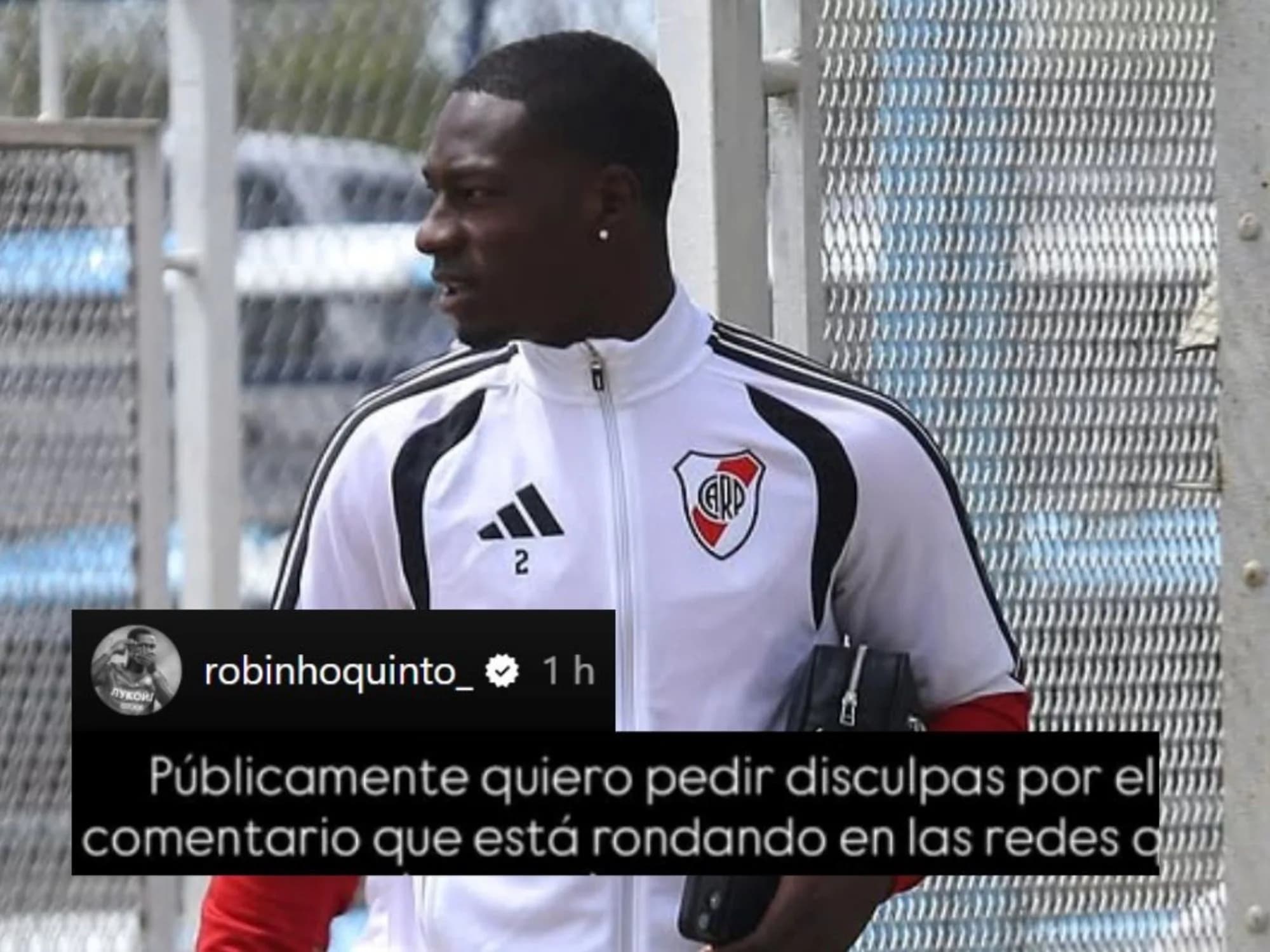Un jugador de la Reserva de River pidió disculpas por likear un comentario contra Martínez Quarta
