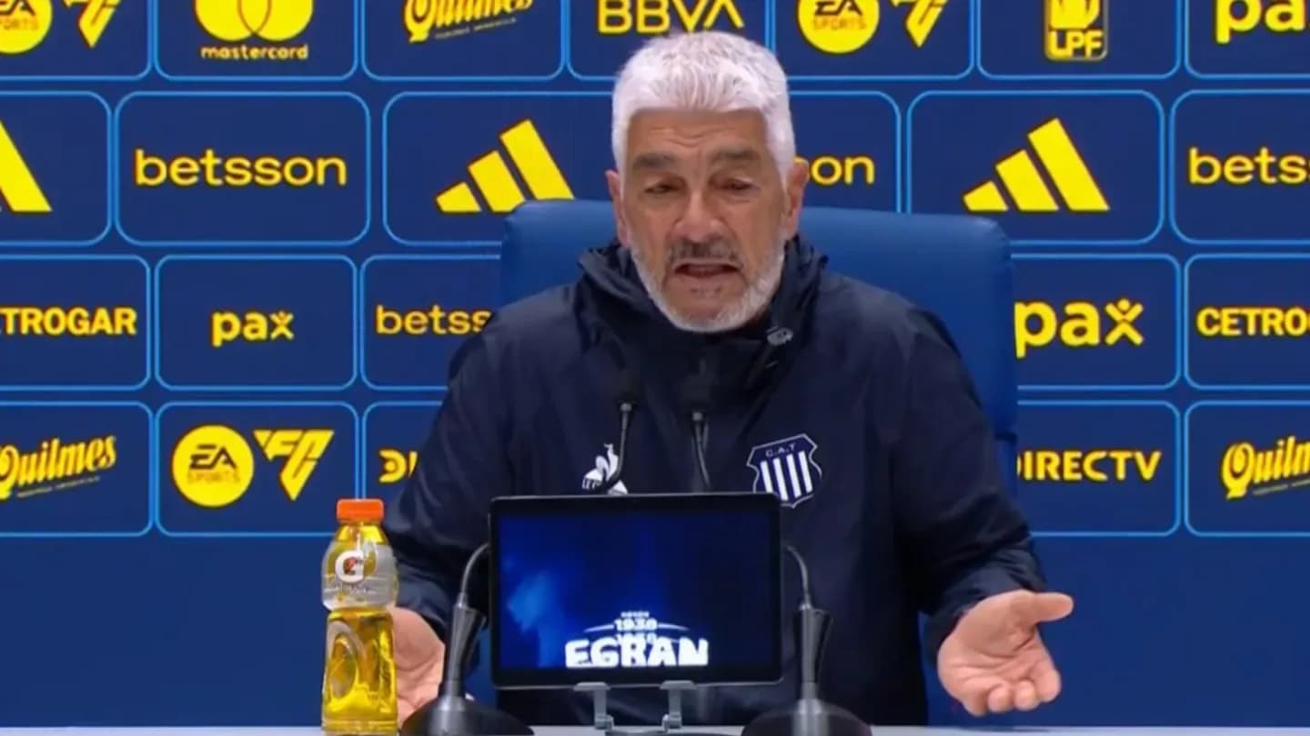 De Felippe, picante tras la derrota de Talleres en La Bombonera: "¿A quién querés que ponga? ¿A mi vieja?" - TyC Sports