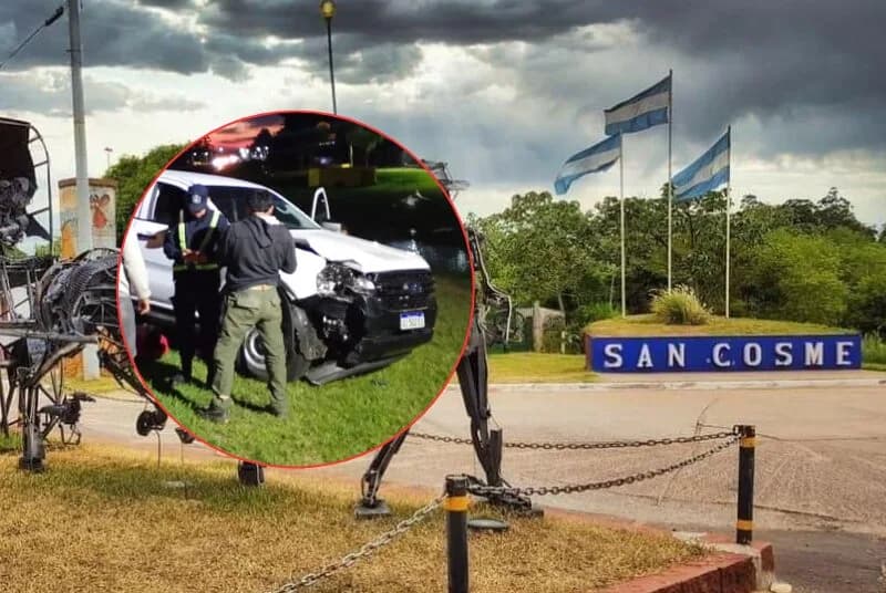 Un muerto tras un choque entre una camioneta y una moto sobre Ruta 12