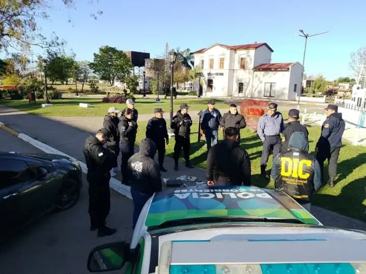 Cinco detenidos tras seis allanamientos por narcomenudeo en Mocoretá