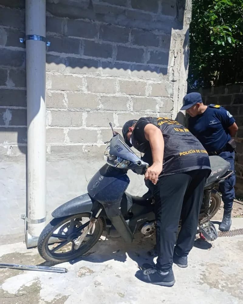 Secuestran motocicletas y motopartes tras operativos en talleres mecánicos