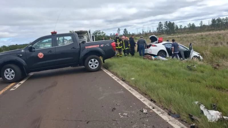 Rehabilitan la circulación en la Ruta 14 tras el trágico choque frontal
