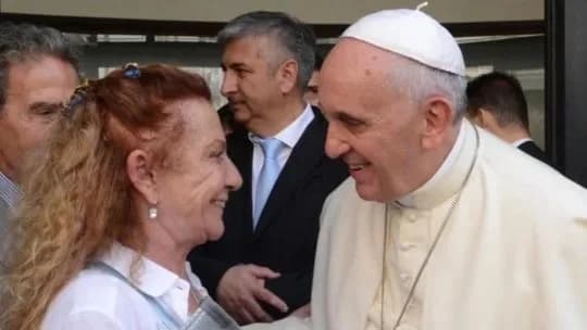 Alicia Barrios, amiga del papa Francisco, puso en duda el viaje de León XIV a la Argentina