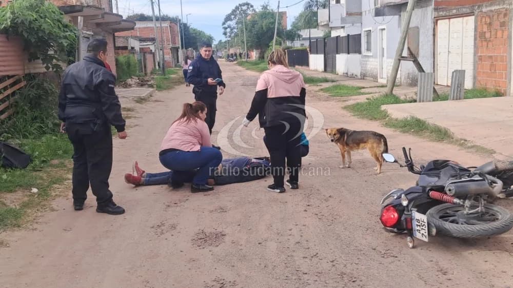 Portada de video: Chocó contra un montículo de tierra y sufrió convulsiones