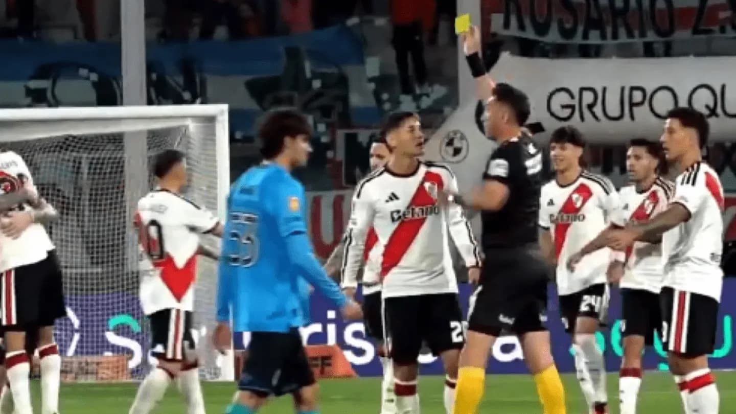 El motivo por el que Martínez Quarta fue amonestado en el final de la goleada de River a Belgrano - TyC Sports