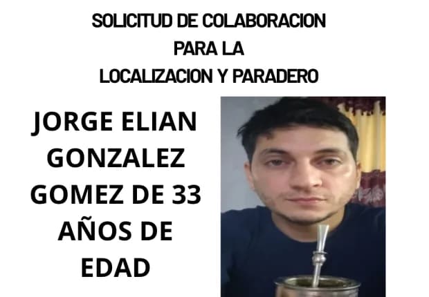 Buscan a un hombre que no volvió a su hogar desde el domingo