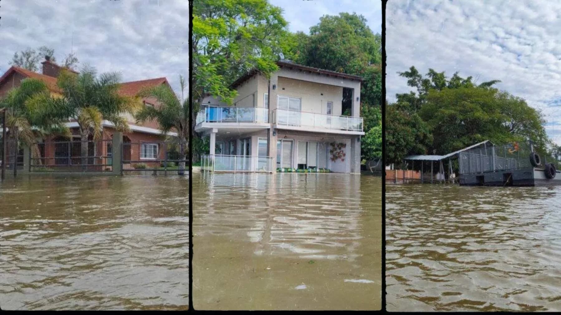 Paso de la Patria: un río que crece, una defensa rota y tres barrios bajo el agua