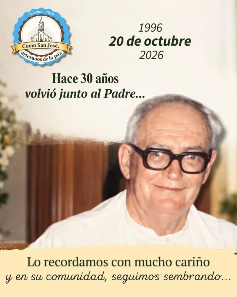 La iglesia San José abre sus puertas para recordar al padre José a 30 años de su partida