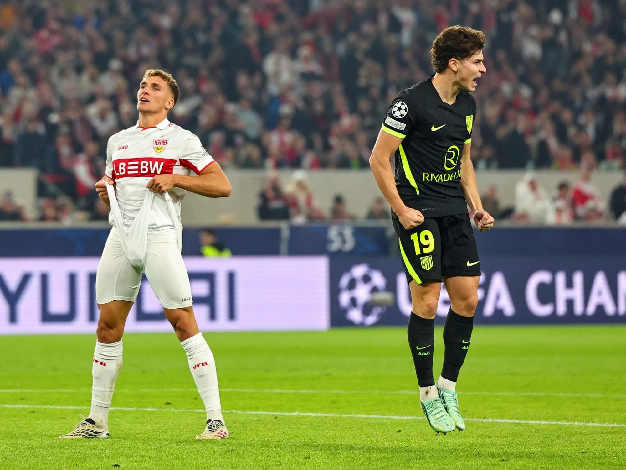 Stuttgart vs. Atlético de Madrid, por la Champions League, hoy EN VIVO: Sin Julián, se juegan los últimos minutos en Alemania