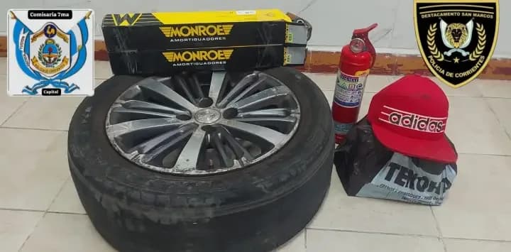 Detuvieron a un hombre y recuperaron elementos robados de un Peugeot 208