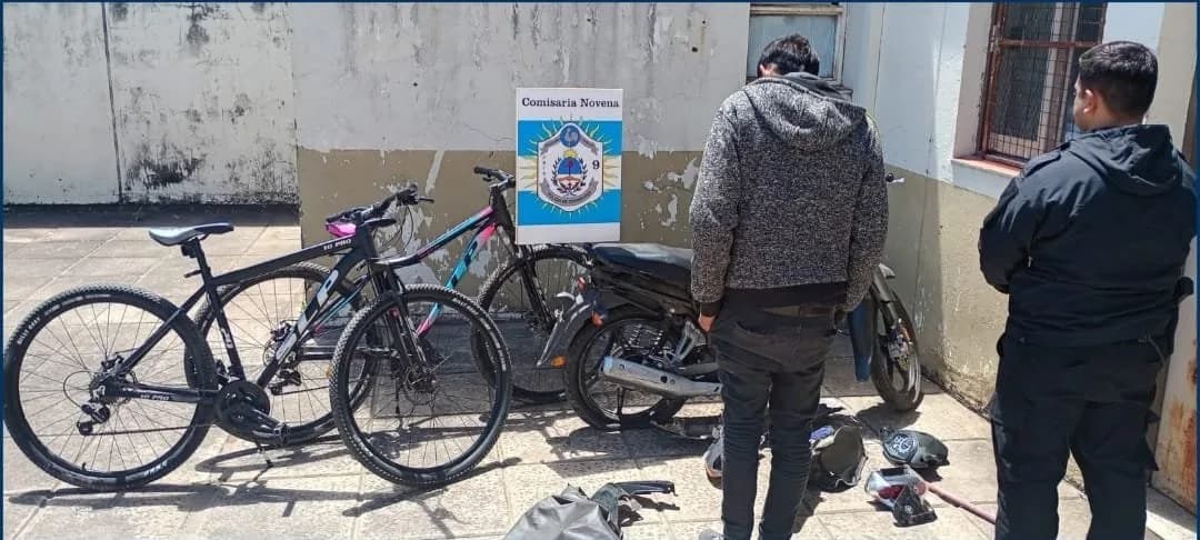Cayó "Koki" en Corrientes: lo filmaron robando una moto y dos bicicletas