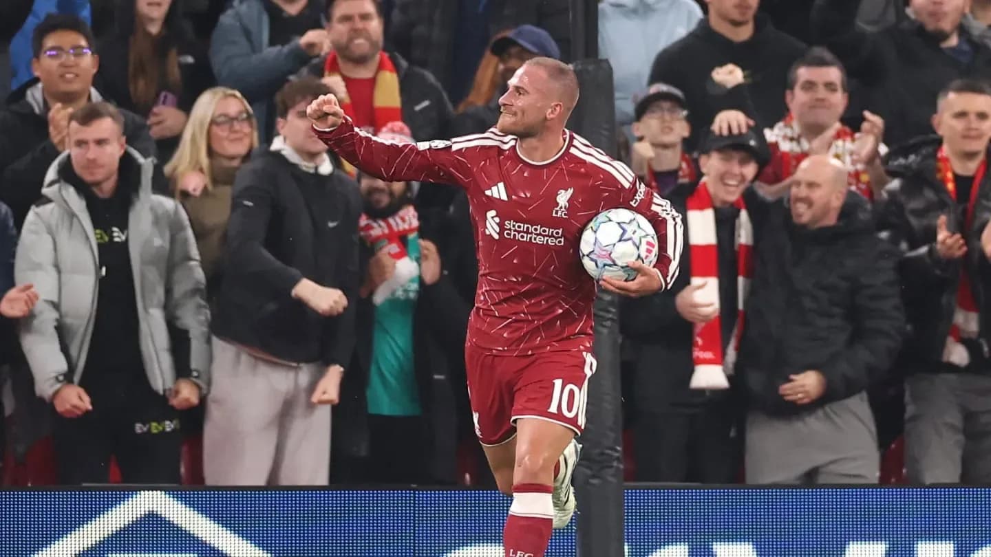 Mac Allister marcó en Liverpool el mismo gol que le había hecho a Suiza en el Mundial - TyC Sports