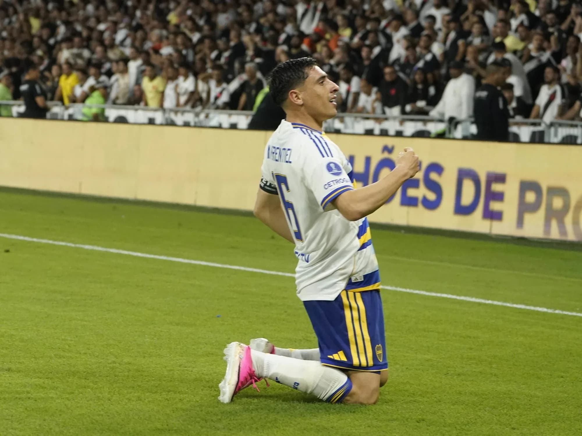 Siempre Merentiel: ante Vasco da Gama, otro gol clave para Boca