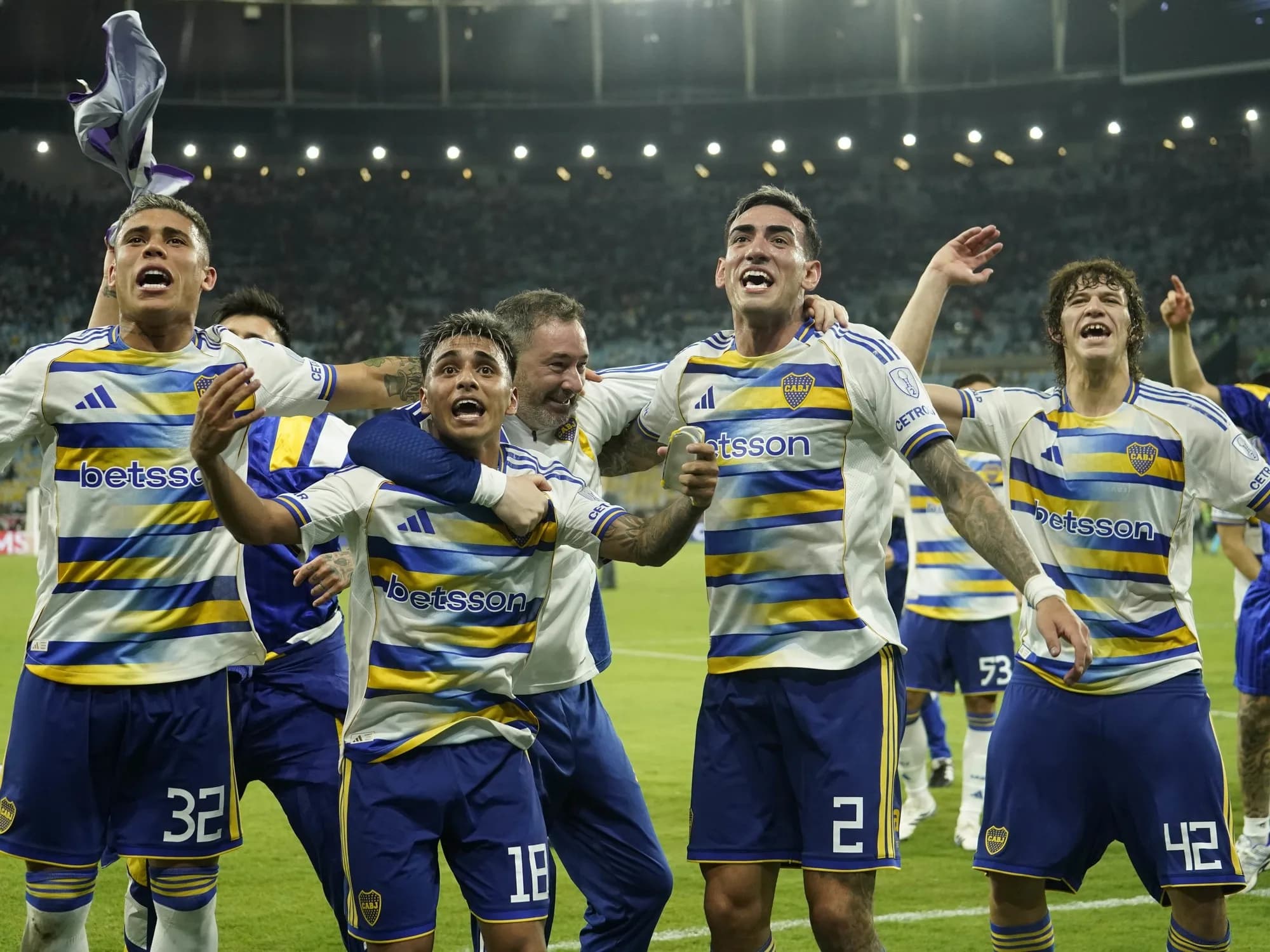 Video: el festejo de los jugadores de Boca con la hinchada