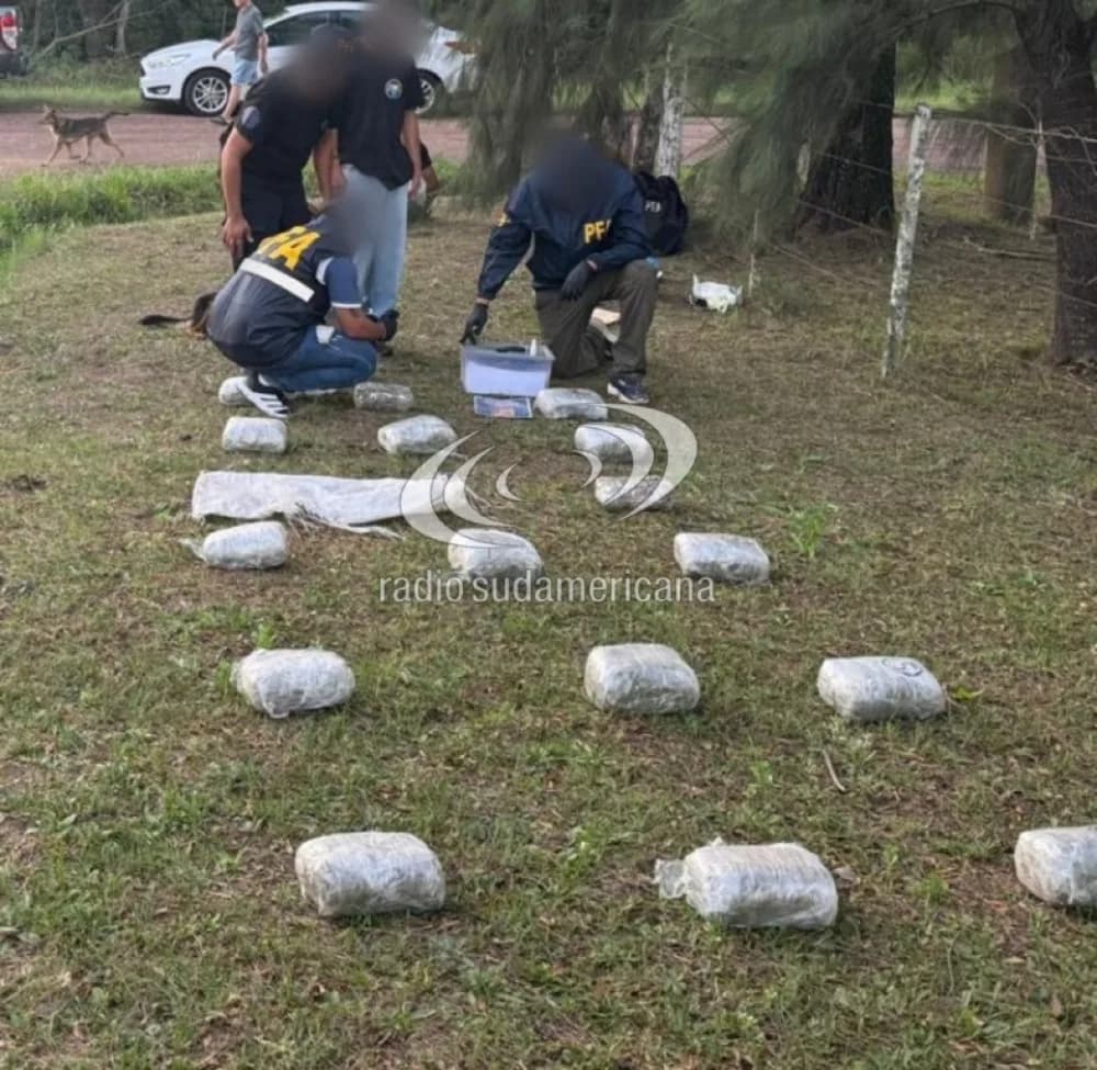 Secuestraron más de 18 kilos de marihuana y detuvieron a dos hombres