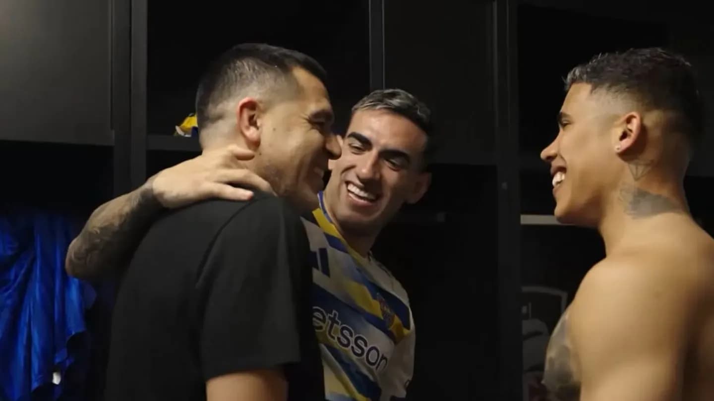 El gesto de Riquelme con el plantel tras el pase de Boca a la final - TyC Sports