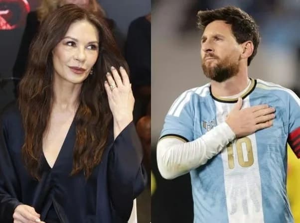 Catherine Zeta-Jones sorprendió con un consejo para Messi