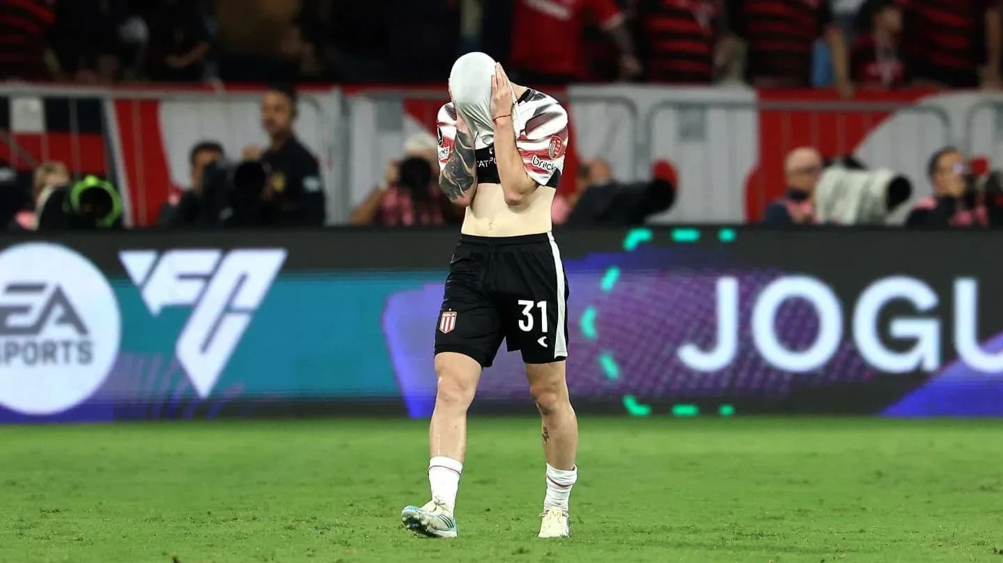 Estudiantes se complicó ante Flamengo con la roja a Baltasar Rodríguez y zafó con épica - TyC Sports