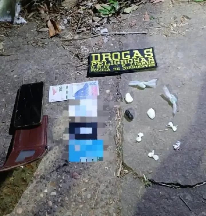 "Delivery" de
droga detenido
