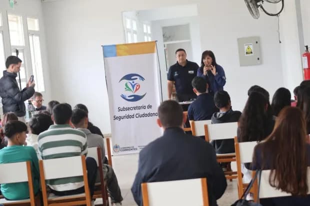 Alvear y La Cruz: capacitaron a estudiantes en prevención y convivencia escolar