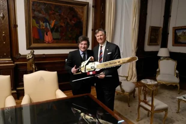 En medio de la tensión por Malvinas, Javier Milei recibió a un funcionario de Donald Trump