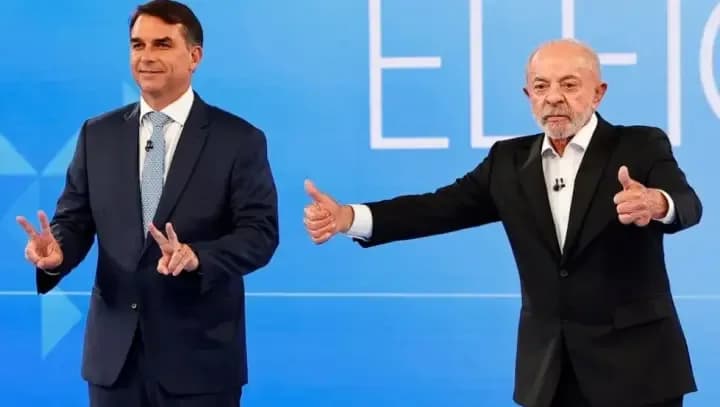 Lula y Flávio Bolsonaro cruzaron acusaciones sobre la Argentina en el último debate antes del balotaje