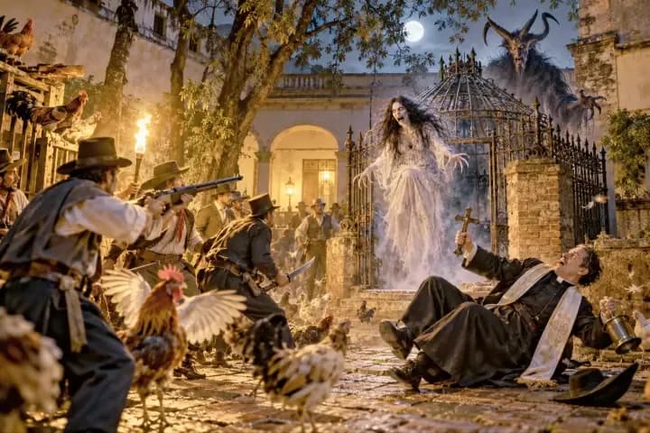 Cuando el gallo canta a la medianoche