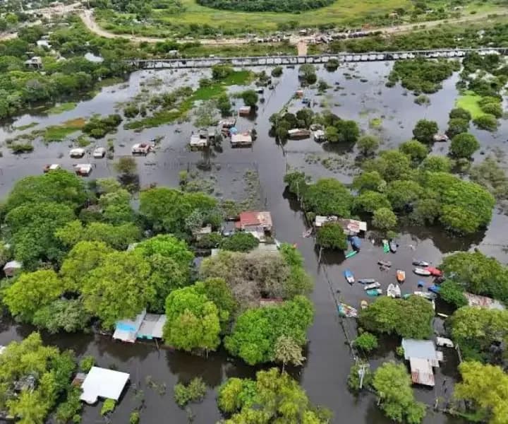 Chaco desbordado y complicado por la emergencia climática