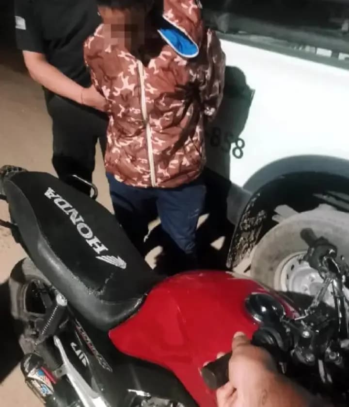 Sustrajo moto en Mercedes
y viajó hasta Perugorría