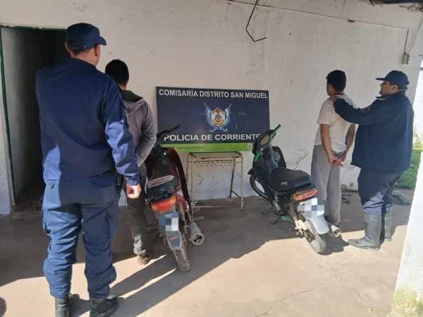 Demoraron a dos hombres con un animal faenado y secuestraron dos motos